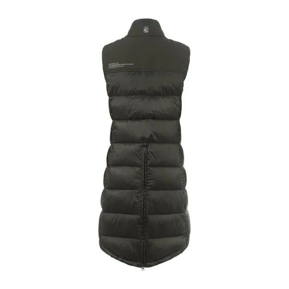 Cavallo Gella Long Padded Vest Black 6 Equestrian Chic Quiet Luxury Athleisure - Picture 3 of 13